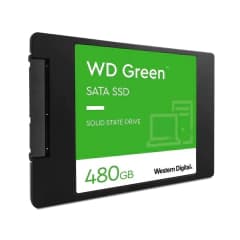 SSD WD Green 480GB SATA III 6Gb/s Leitura 545MB/s, Gravação 430MB/s (WDS480G3G0A)