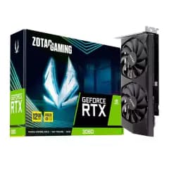 Zotac Gaming GeForce RTX 3060, 12GB GDDR6, 15 Gbps, Ray Tracing (ZT-A30600P-10M)