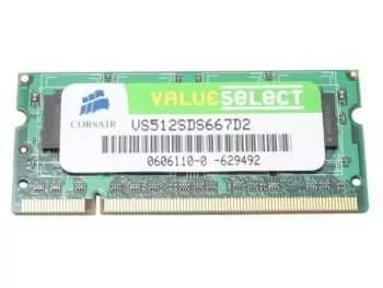 Memória Corsair 512MB DDR2 SO-DIMM 667MHz PC2-5300