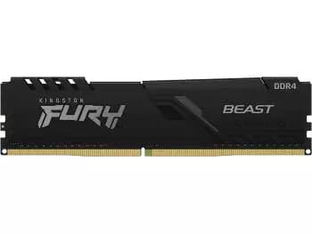 Memória Kingston Fury Beast Black 32GB DDR4 3200MHz - KF432C16BB/32