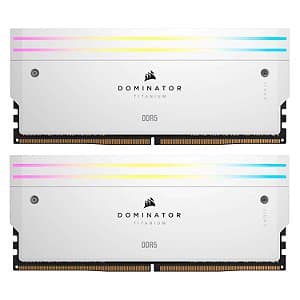 Memória Corsair Dominator Titanium RGB 48GB (2X24GB) DDR5 6000Mhz C30 White - CMP48GX5M2B6000C30W