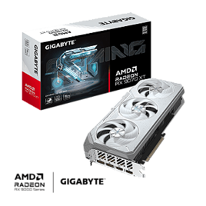 Placa de Vídeo Gigabyte Radeon RX 9070 XT 7Gaming OC ICE 16GB GDDR6 256-bit - GV-R907XGAMINGOCICE-16GD