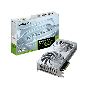 Placa de Vídeo Gigabyte GeForce RTX 5060 Ti Eagle OC ICE 8GB GDDR7 128 bit - GV-N506TEAGLEOC-ICE-8GD