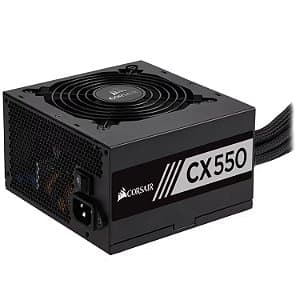 Fonte Corsair CX550 CP-9020277-NA ATX 550W 80 Plus Bronze Bivolt - Preto