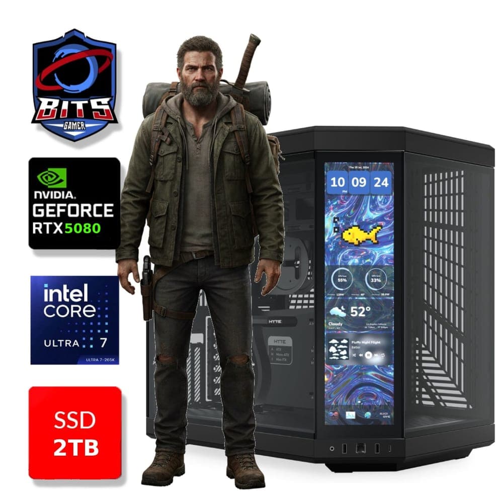 PC Gamer Bits 2026 - Intel Ultra 7 265KF, 64GB, SSD 2TB NVMe, Vídeo GeForce RTX 5080 16GB - Windows 11 Professional