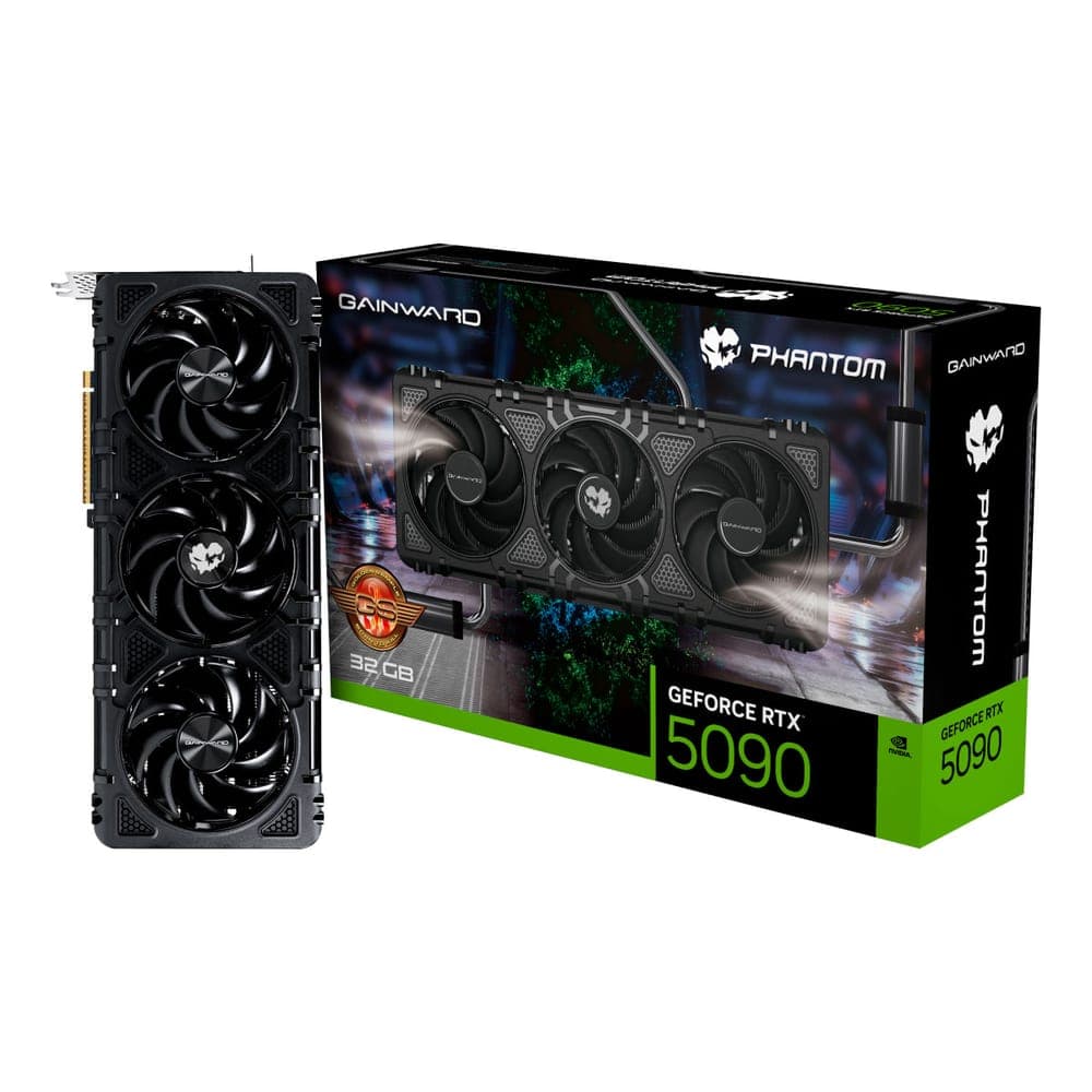 Placa de Vídeo GeForce RTX 5090 32GB GDDR7 512bits - Phantom GS Series - DLSS 4 - Ray Tracing - Gainward NE75090S19R5-GB2020P