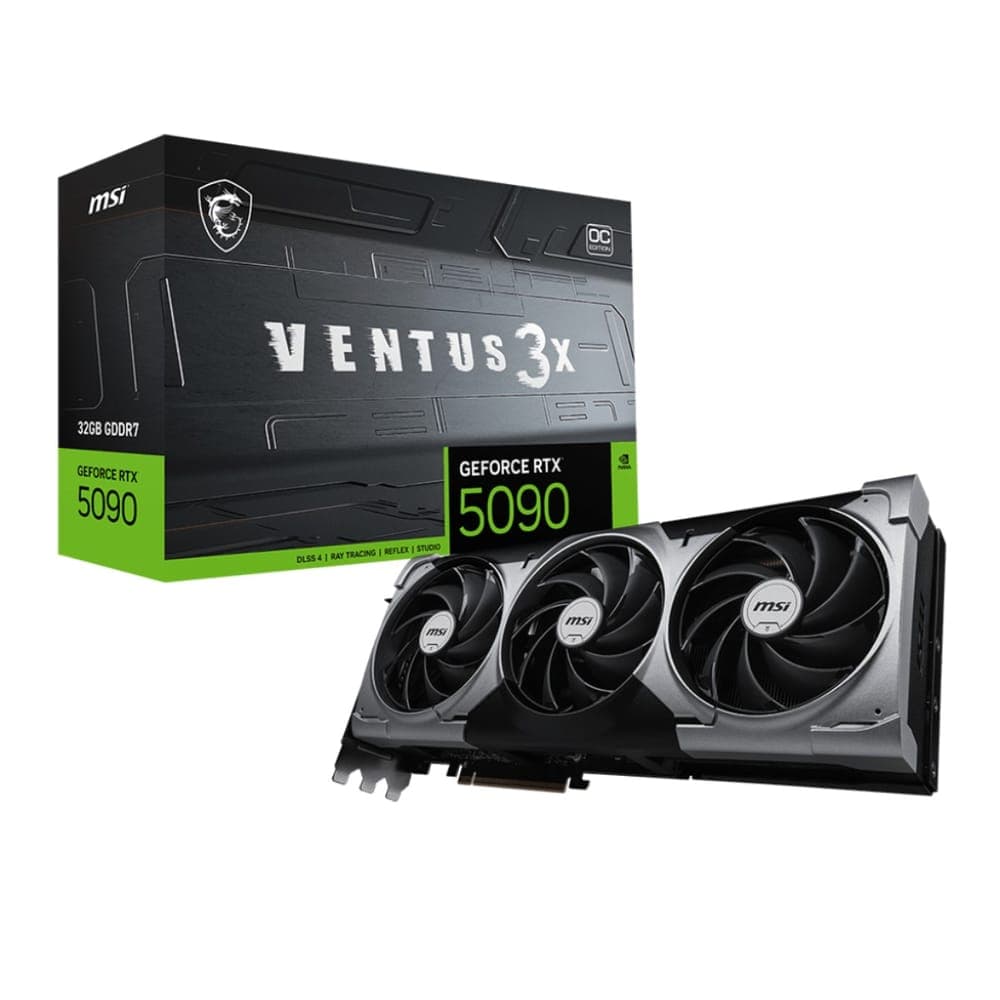 Placa de Vídeo GeForce RTX 5090 32GB GDDR7 512bits - Ventus OC 3X - DLSS 4 - Ray Tracing - MSI 912-V530-091