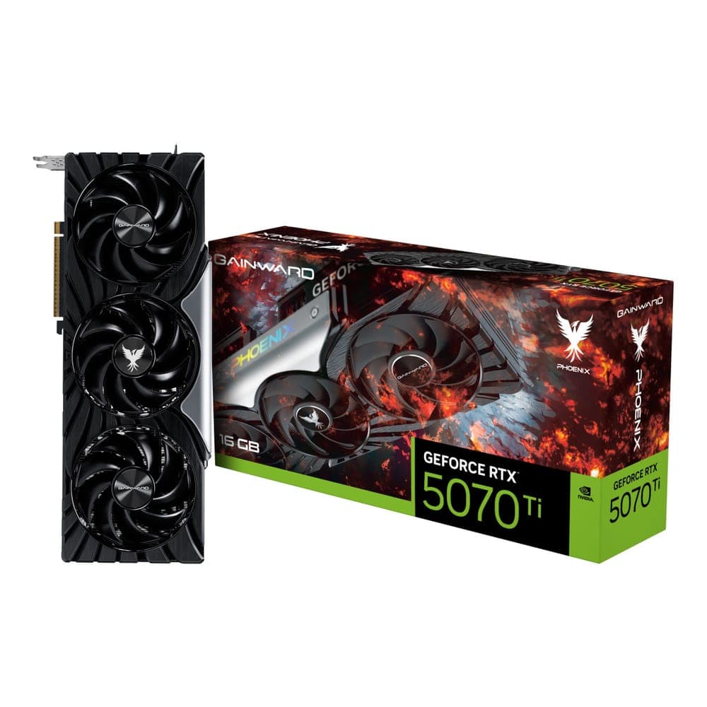 Placa de Vídeo GeForce RTX 5070 Ti 16GB GDDR7 256bits - Phoenix Series - DLSS 4 - Gainward NE7507T019T2-GB2031X