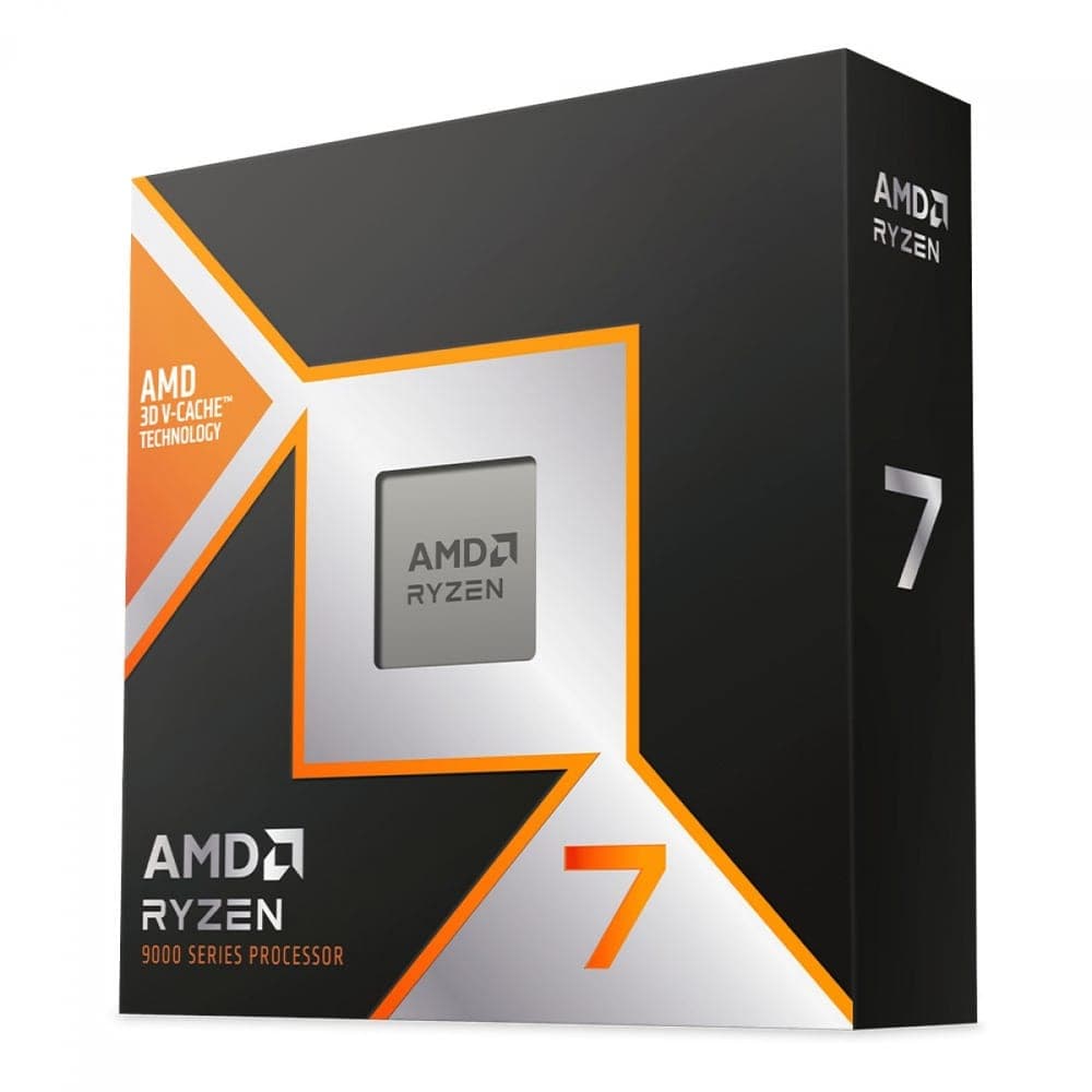 AMD Ryzen 7 9800X3D - 8 Núcleos - 16 Threads - 4.7GHz (Turbo 5.2 GHz) - Cache 104MB - AM5 - TDP 120W - 100-100001084WOF