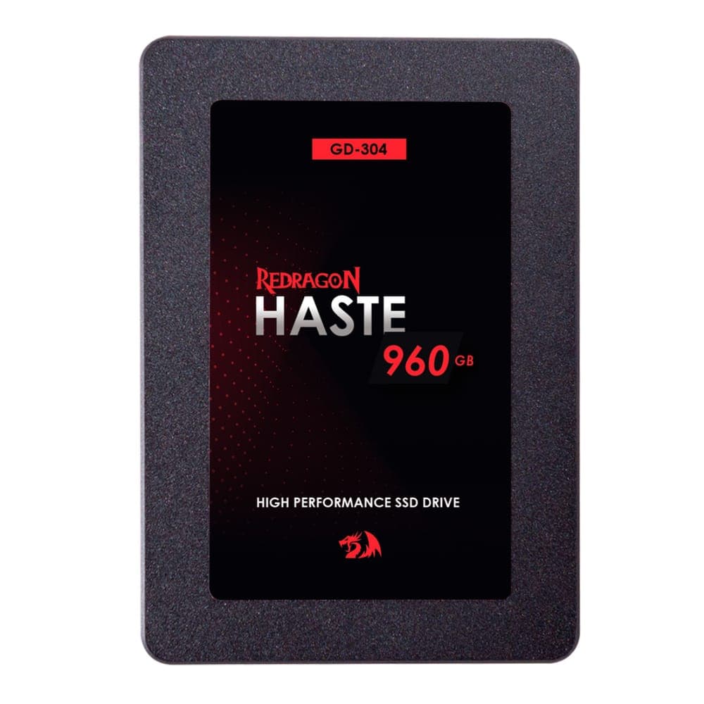 SSD 960GB Redragon Haste - SATA - Leitura 550MB/s - Gravação 480MB/s - GD-304