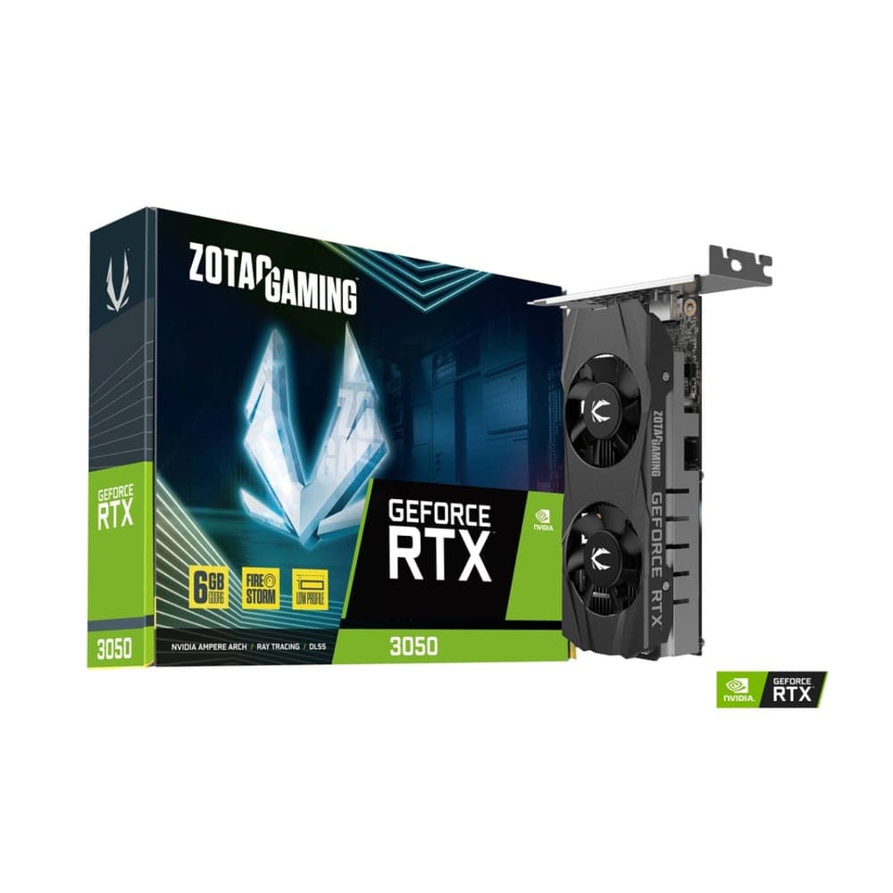 Placa de Vídeo GeForce RTX 3050 6GB GDDR6 96bits - Zotac ZT-A30510L-10L
