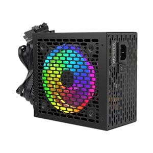 Font New Hero Tesla , RGB , 650W , 80 Plus Bronze , PFC Ativo , Preto