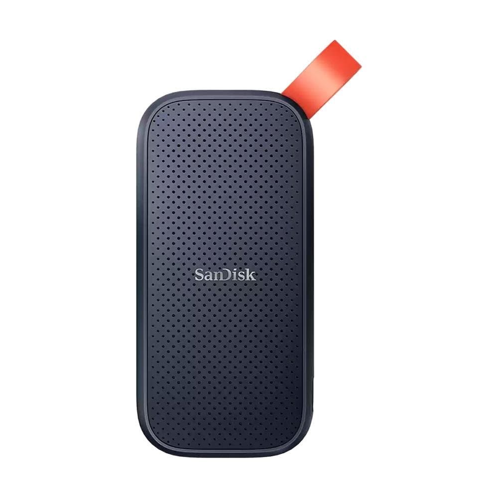 SSD Externo Portátil Sandisk, 2TB, USB, Leitura: 800MB/s, Preto e Laranja - SDSSDE30-2T00-G26