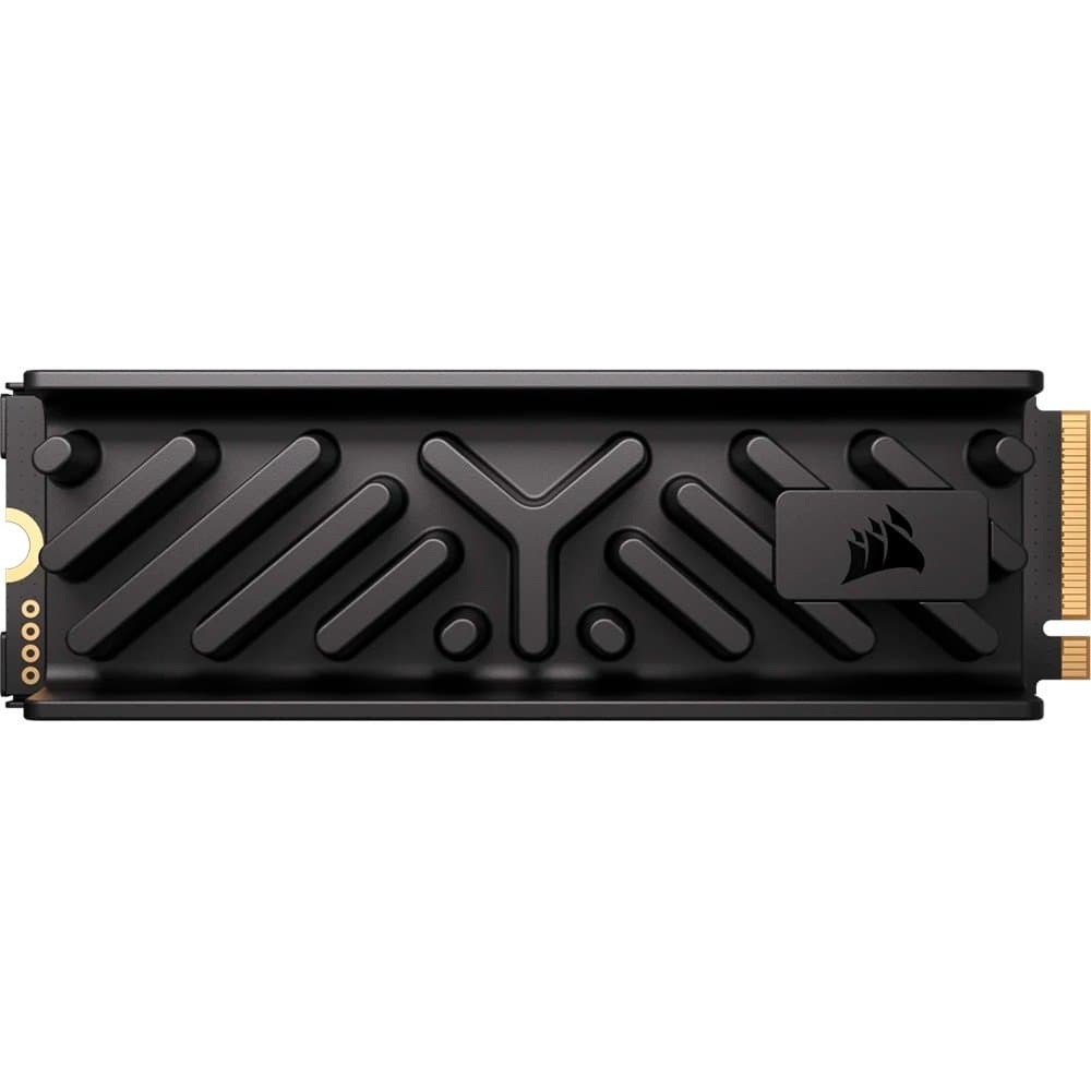 SSD Corsair MP700 ELITE 1TB, with heatsink NVMe PCIe M.2, Leitura até 10.000MB/s, Preto - CSSD-F1000GBMP700EHS