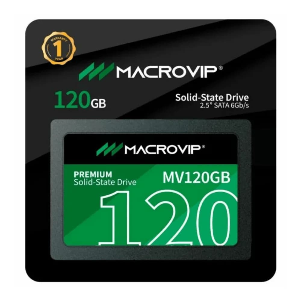 SSD Macrovip 2.5" Sata 120GB Leitura Até 520mb/s Mv120GB