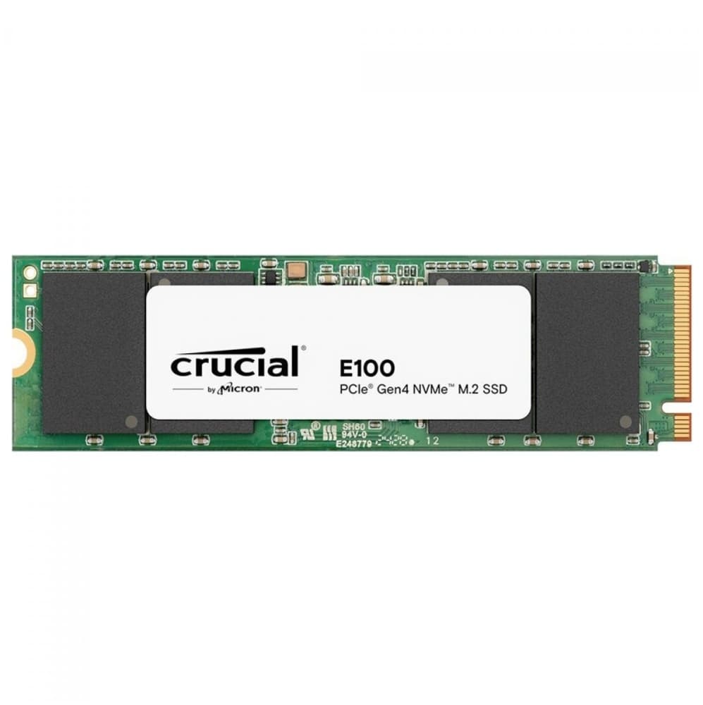 NVME 1TB CRUCIAL E100, M.2 2280, PCIE GEN 4X4, LEIT 5000BM/S, GRAV 4500MB/S - CT1000E100SSD8