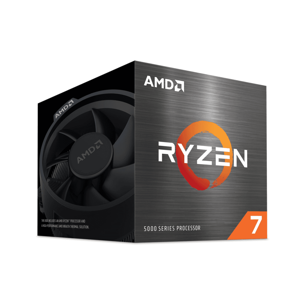 PROCESSADOR AMD RYZEN 7 5700X, 4.6GHZ MAX TURBO, CACHE 36MB, 8 CORE, 16 THREADS, AM4 - 100-100000926WOF