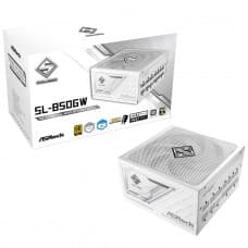 Fonte ASRock Steel Legend White, 850W, 80 Plus Gold, Cybenetics Platinum, Full Modular, ATX 3.1, PCIe 5.1