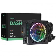 Fonte Vinik Gamer Dash 600W, RGB, Preto, VFG600WPR