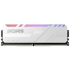 Memória DDR4 PCYes, RGB, 16GB, 3200MHz, Branco, PM163200D4WR
