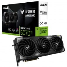 Placa de Vídeo Asus TUF Gaming NVIDIA GeForce RTX 5070 Ti OC Edition, 16GB, GDDR7, DLSS, Ray Tracing, TUF