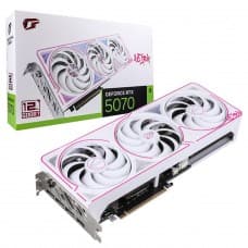 Placa de Vídeo Colorful iGame NVIDIA GeForce RTX 5070 Ultra W OC, 12GB, GDDR7, DLSS, Ray Tracing, White
