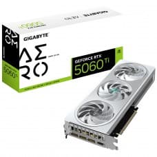 Placa de Vídeo Gigabyte NVIDIA GeForce RTX 5060 Ti AERO OC, 8GB, GDDR7, DLSS, Ray Tracing, GV-N506TAERO O