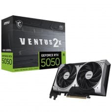 Placa de Vídeo MSI NVIDIA GeForce RTX 5050 Ventus 2x OC, 8GB, GDDR6, DLSS, Ray Tracing, 912-V538-010