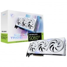 Placa de Vídeo MSI NVIDIA GeForce RTX 5060 Ti Gaming Trio OC White, 8GB, GDDR7, DLSS, Ray Tracing, G506T-