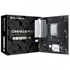 Placa Mãe Maxsun Challenger H810M-K, Chipset H810, Intel LGA 1851, mATX, DDR5