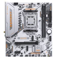 Placa Mãe Maxsun eSport B650M WiFi Ice, Chipset B650, AMD AM5, mATX, DDR5, Branco