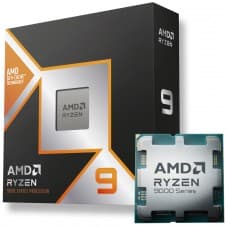 Processador AMD Ryzen 9 9900X3D, 4.4GHz (5.5GHz Turbo), 12-Cores 24-Threads, AM5, Sem Cooler, 100-1000013