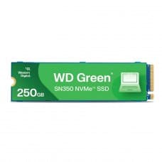 SSD WD Green SN350, 250GB, M.2 NVMe, Leitura 2400MB/s e Gravação 1500MB/s, WDS250G2G0C