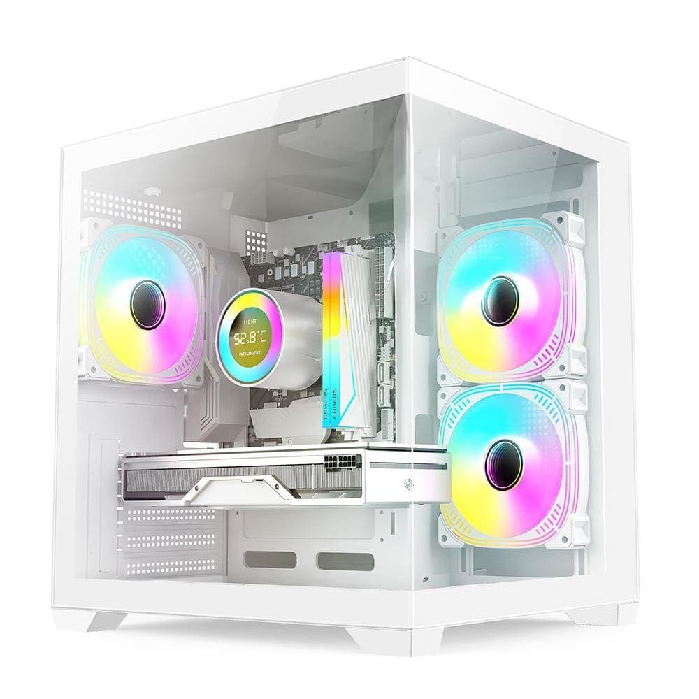 PC Gamer Skill Aquarium, AMD Ryzen 5 5600GT, 16GB, Radeon Vega 7, SSD 1TB M.2, Fonte 500w, Branco SKA052