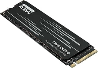 KLEVV CRAS C910G SSD 1TB, M.2 NVMe 2280, Unidade de estado sólido interna PCIe Gen4x4 com dissipador de calor, velocidade de transferência de dados de até 5000 MB/s, solução de armazenamento de alto
