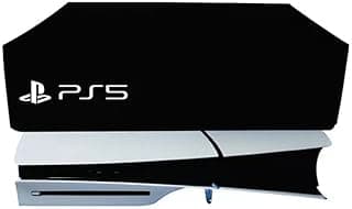 Capa PS5 Horizontal FAT Slim Anti Poeira Impermeável Preta