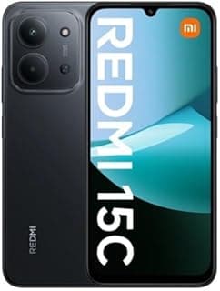 Smartphone Xiaomi Redmi 15C Midnight Black (Preto) 8GB RAM 256GB ROM | 16GB RAM (8GB+8GB)