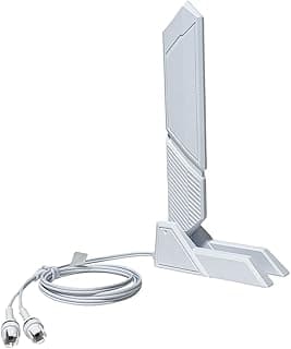 Antena WiFi 7 WiFi 2.4G 5G 6G Dual Band Base Magnética WiFi 6E WIFI7 para ASUS ROG Strix B850-A B850-E B850-F B850-I TUF Gaming B850-PLUS Prime B650-PLUS PC Desktop Desktop Wi-Fi 7 Placa-mãe branca