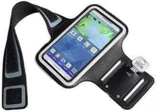 Suporte Esportivo de Braço para Celular Armband Ajustável Preto Compatível com Smartphones para Corrida e Academia (Preto)
