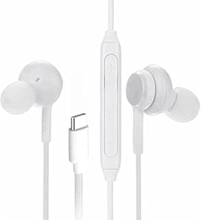 Fone de Ouvido Premium USB-C com Redução de Ruído (99%) e Áudio Balanceado; Cabo de Tecido Antitramado, Design Ergonômico, compatível com Smartphones e Dispositivos Tipo-C.