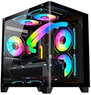 PC GAMER ZYN RYZEN 7 5700X, B450M, 16GB RAM, NVME 1TB, NVIDIA RTX 4060 8GB, GABINETE 3 GANS RGB (PRETO)