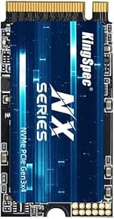 KingSpec SSD M.2 2242 NVMe de 1 TB - velocidade de leitura de até 3500 MB/s, SSD PCIe 3.0 com flash NAND 3D, compatível com PC, laptop e desktop