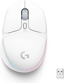 Mouse Gamer Sem Fio Logitech G705 LIGHTSPEED com RGB LIGHTSYNC, Design Compacto, 6 Botões Programáveis, Bateria Recarregável, Conexão Bluetooth, Compatível com Windows, macOS, iPadOS, iOS