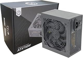 Fonte Atx Gamer Brazil Pc 750w Pfc Ativo Bivolt Automático Cor Preto 110v/220v 24 pinos