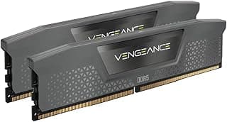 Corsair Memória de desktop Vengeance DDR5 32GB (2x16GB) 6000MHz C36 de alto desempenho – compatível com AMD Expo e Intel XMP 3.0 – Cinza (CMK32GX5M2F6000Z36)