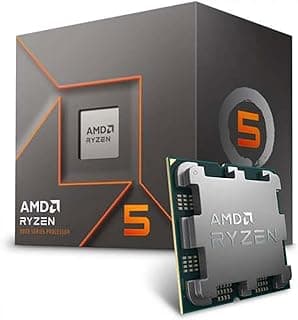 Processador AMD Ryzen 5 8400F (AM5/ 6 Cores/ 12 Threads/ 4.7 GHz/ 22MB Cache/Sem Vídeo/Com Cooler)