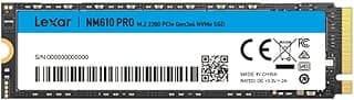Lexar Unidade de estado sólido NM610 PRO M.2 2280 PCI Express 3.0 x4 NVMe 1 TB