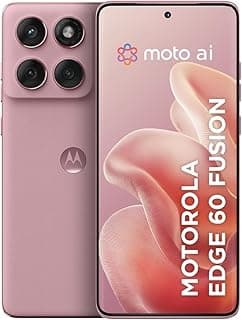 Smartphone Motorola Edge 60 Fusion 5G - 256GB 16GB (8GB RAM+8GB Ram Boost) 50MP Sony AI Camera IP68 NFC - Rosa