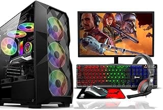 PC Gamer Completo Alligator Shop Intel i7 3770, GeForce RTX 3050, Memoria 16GB DDR3, SSD 480GB, Monitor 20 Polegadas