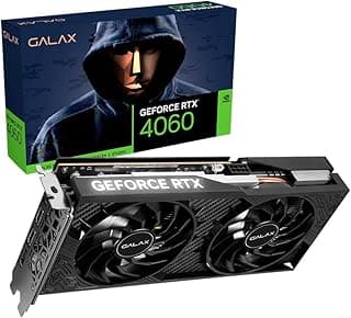 PLACA DE VIDEO NV RTX4060 8GB GDDR6 128 BITS BLACK GF 1-CLICK OC GALAX 46NSL8MDAPCO